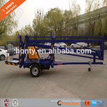 HOT sale telescoping crank boom lift trailer mounted towable boom lift